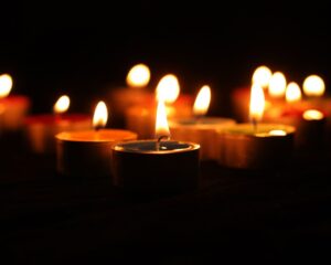 عکس استوری شمع برای تسلیت