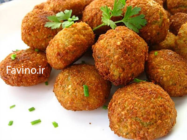 فلافل بندری با نخود پخته