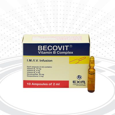 BECOVIT-l- آمپول بکوویت (ویتامین ب کمپلکس)