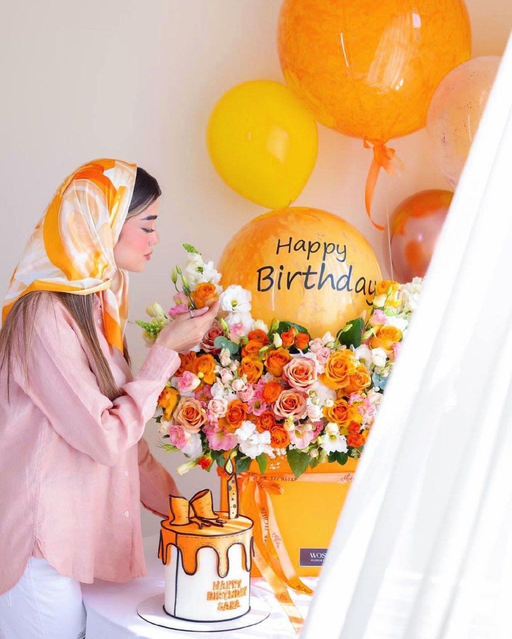 عکس تولد با حجاب