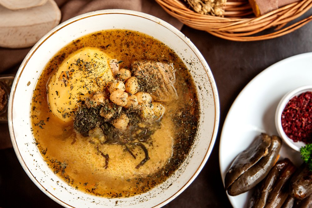 مواد اولیه آبگوشت بز قورمه