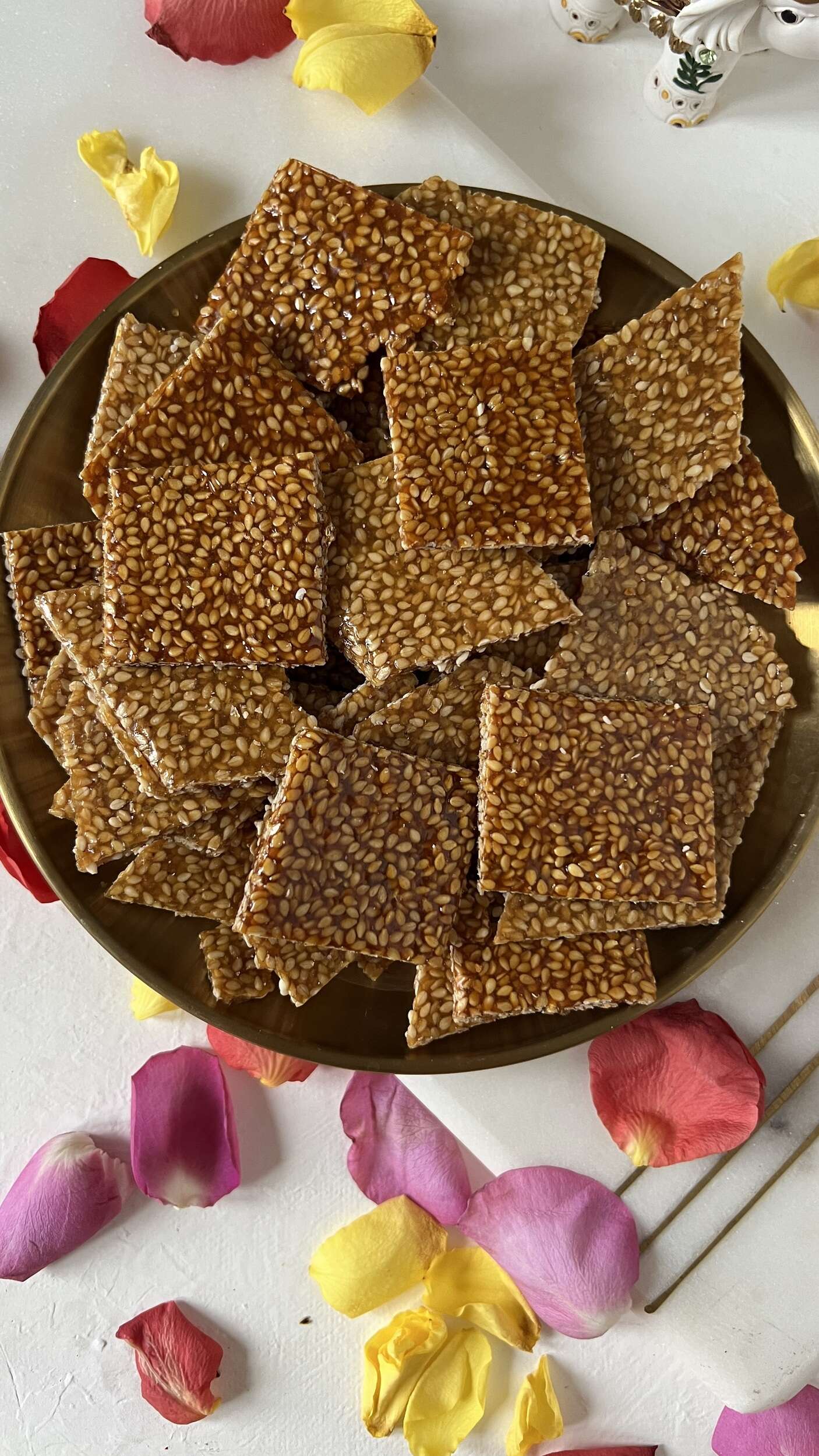 شیرینی کنجدی خانگی