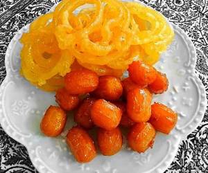 زولبیا و بامیه خانگی